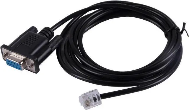 Alt view image 3 of 5 - WRIARICH DB9 Serial RS232 to RJ12 6P6C Adapter Cable for APC PDU 940-0144A