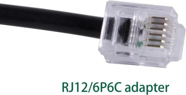 Alt view image 5 of 5 - WRIARICH DB9 Serial RS232 to RJ12 6P6C Adapter Cable for APC PDU 940-0144A