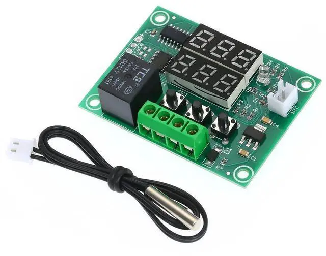 Main image of WRIARICH XH-W1219 Digital Temperature Controller Dual Digital Thermostat Thermometer Heating & Cooling Control Module Dual Digital Temperature Control Module PCB Board