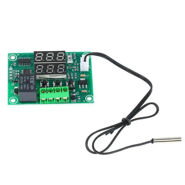 Alt view image 2 of 7 - WRIARICH XH-W1219 Digital Temperature Controller Dual Digital Thermostat Thermometer Heating & Cooling Control Module Dual Digital Temperature Control Module PCB Board