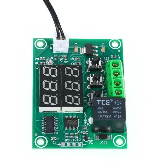 Alt view image 3 of 7 - WRIARICH XH-W1219 Digital Temperature Controller Dual Digital Thermostat Thermometer Heating & Cooling Control Module Dual Digital Temperature Control Module PCB Board