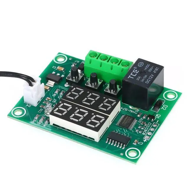 Alt view image 7 of 7 - WRIARICH XH-W1219 Digital Temperature Controller Dual Digital Thermostat Thermometer Heating & Cooling Control Module Dual Digital Temperature Control Module PCB Board
