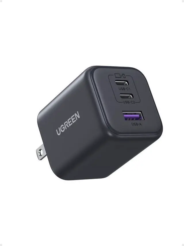 Main image of WRIARICH 45W USB C GaN Charger for iPhone 17, PPS 3 Port Super Fast Charger Block for iPhone 17/16/15 Pro Max, Galaxy S26/S25/S24 Ultra, Pixel, iPad, MacBook Neo/Air and More Series, Matte Black