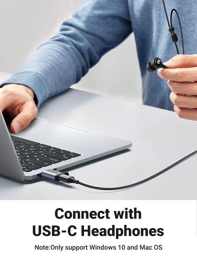 Alt view image 4 of 7 - Vszerda 10Gbps USB C Female to USB Male Adapter 2 Pack, Type C to USB A Charger Cable Converter Compatible with Apple Watch iPhone 15 14 13 AirPods 3 MacBook Samsung Galaxy Note Google Pixel etc Gray