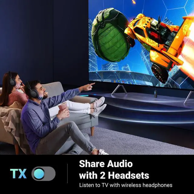 Alt view image 4 of 7 - Airplane Bluetooth 5.2 Transmitter Adapter for Airpods or Headphones Dual Pairs, 2-in-1 Wireless Bluetooth 3.5mm Aux Audio Transmitter/Receiver for Flight, TV, Car Stereo, Treadmill, MP3 Player