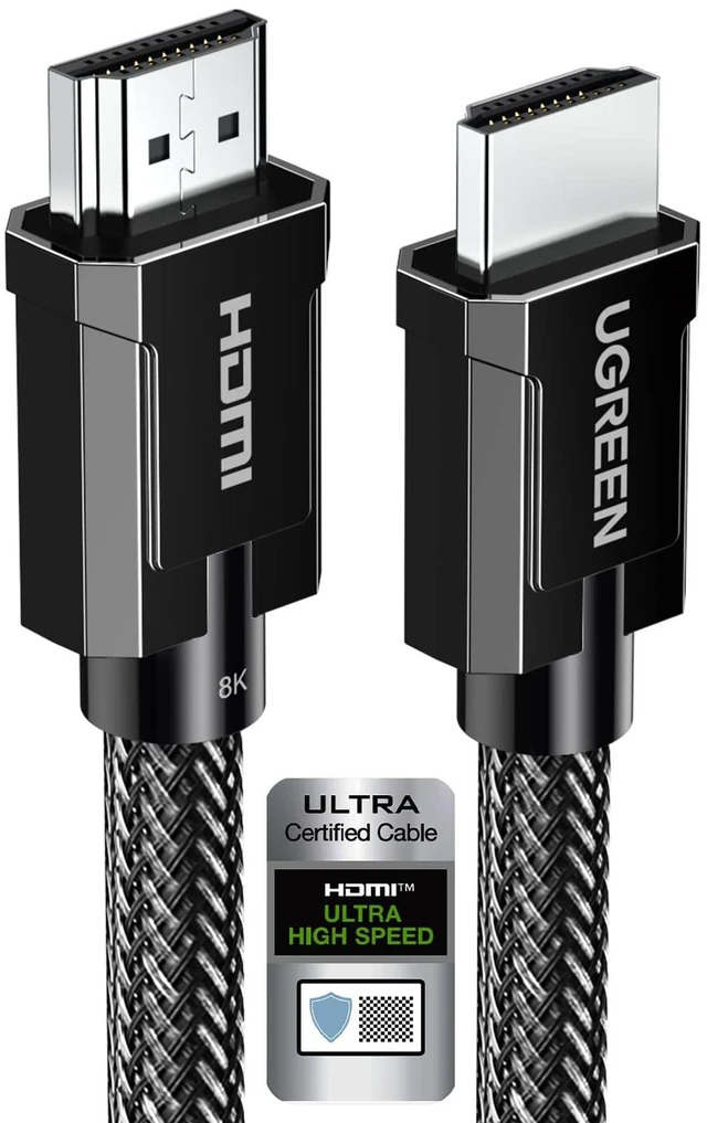 Main image of Vszerda 8K HDMI 2.1 Cable Certified 6.6FT, 10K Ultra High Speed HDMI Cord 4K 240Hz 48Gbps HDCP 2.2&2.3 eARC HDR Dolby Compatible for PS5 Xbox Series X/Switch 2/Roku TV/Laptop/Monitor/Mac mini M4 Pro