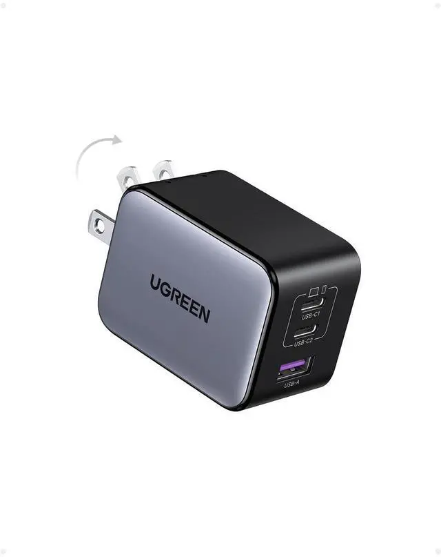 Main image of WRIARICH Nexode X 65W GaN USB C Wall Charger, 3-Port PPS Ultra Compact Foldable Fast Charger for MacBook Pro/Air, iPhone 17/16/15 Series, Galaxy S25/S24, Pixel 10/9, iPad Pro, Steam Deck