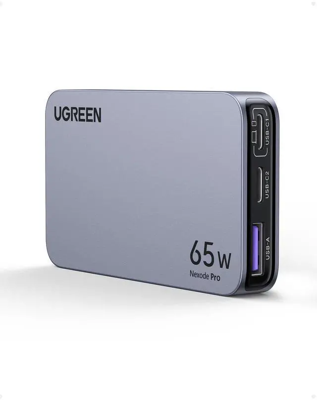 Main image of WRIARICH Nexode Pro 65W GaN USB C Slim Wall Charger, 3-Port Compact Fast PPS Charger for iPhone 17/16/15 Series, MacBook Air, iPad Pro, Galaxy S25/S24, Pixel 10/9, Steam Deck
