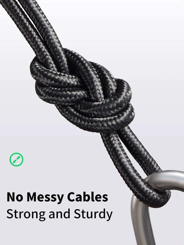 Alt view image 6 of 7 - Vszerda USB-C 3.0 Cable 5Gbps Data Transfer Type C Cable Fast Charging Nylon Braided Cord for Android Auto/iPhone 16/Galaxy S21 S20 A53 A71/iPad Mini 6/Switch/PS5 Controller, 6.6FT