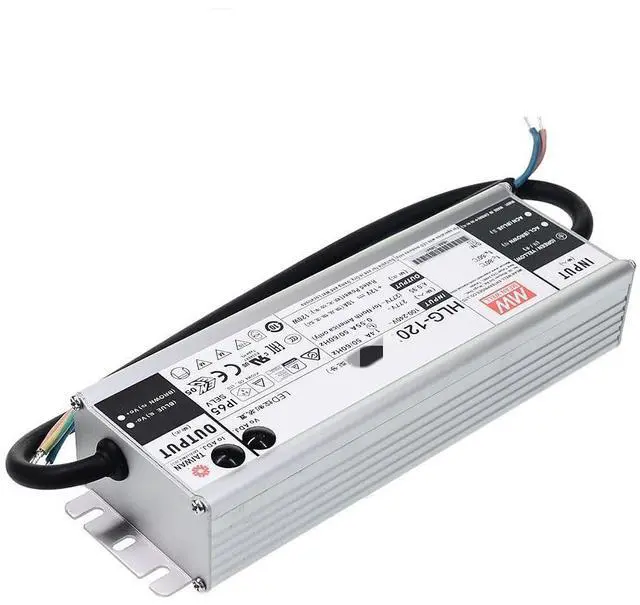 Alt view image 4 of 5 - WRIARICH Mean Well HLG 120W 215-4 350mA LED Driver HLG-120H-C350A Switching Power Supply Converter Transformer with IP65 PFC Function Metal Case Constant Voltage/Current