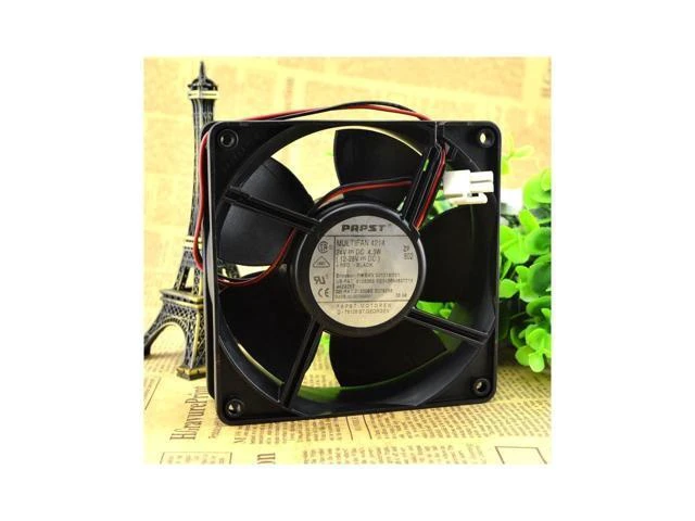 Alt view image 3 of 5 - PAPST4214 axial fan 120 * 120 * 38mm cooling fan 12cm fan 24V cooling fan