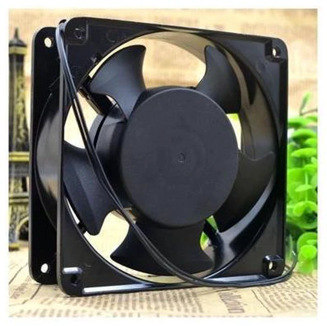 Alt view image 3 of 5 - For Minquan motor MQ12038HBL2 \/ HSL2 220V 12CM axial fan industrial chassis fan cooling fan
