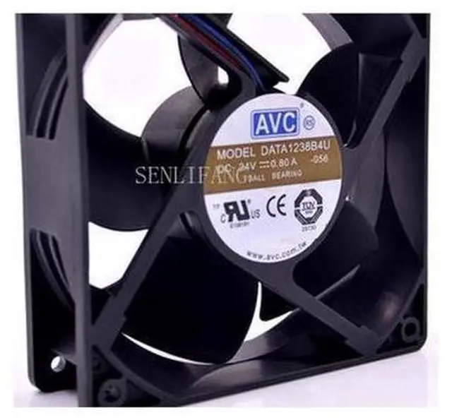 Main image of WRIARICH for 120mm 24V fan 12cm 12038 Double Ball Fan DATA1238B4U For CT Converter Radiator cooling Fan