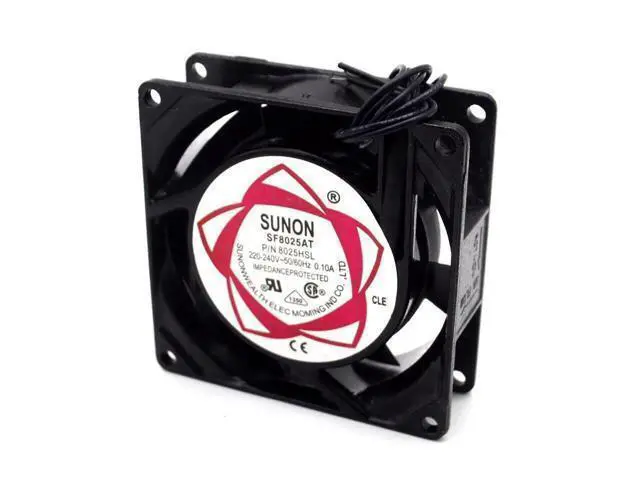 Alt view image 3 of 6 - WRIARICH ! SF8025AT P\/N 2082HSL 220V AC fan blower SLEEVE cooling fan axial fan 80*80*25mm