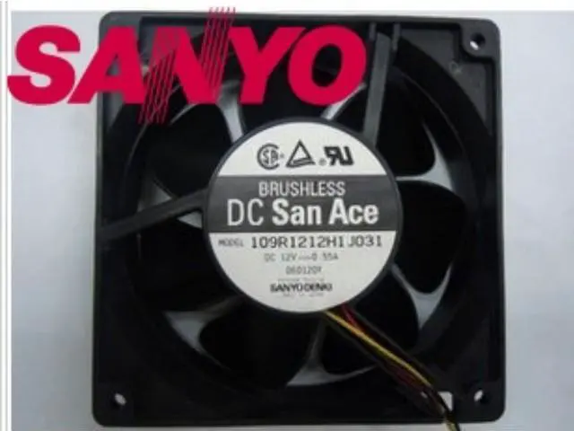 Main image of WRIARICH 1pcs 109R1212H1J031 DC12V 0.55A 12038 120*120*38mm cooling fan radiator fan Axial Fan