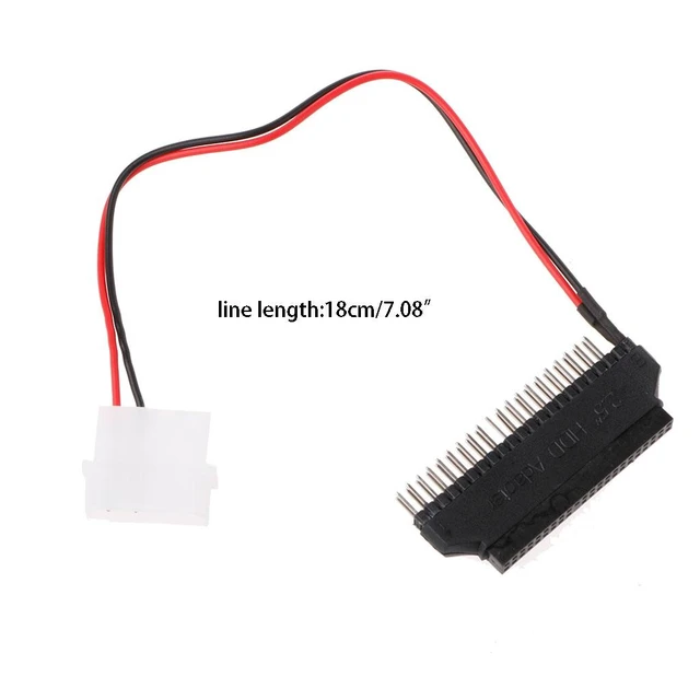 Alt view image 2 of 7 - Vszerda 2.5 To 3.5Inch IDE Laptop Hard Disk Drive HDD Adapter Converter Card Power Cable