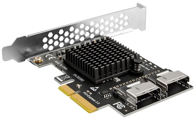 Main image of Vszerda 8 Port Sata 3.0 SFF8087 PCIe 3.0 X4 To Mini SAS Controller PCIe To SFF 8087 SFF-8087 Adapter Expansion ASM1166 Chip