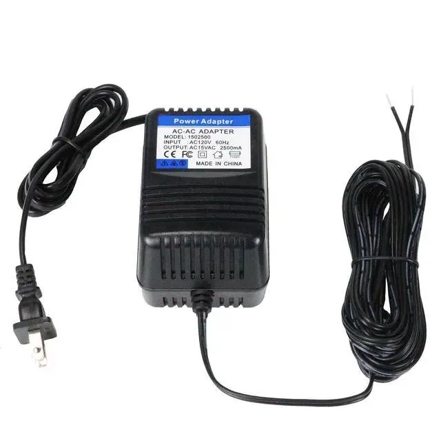Main image of WRIARICH HUZUM 15VAC Adapter for Acorn Stair LiftCompatible with Acorn 120, 130 Stair Lift B4 2014 PN: OWL1557 Lemac 2739-208 BattAngel BA57, SF57T-1502500AU Charger Transformer Power Supply