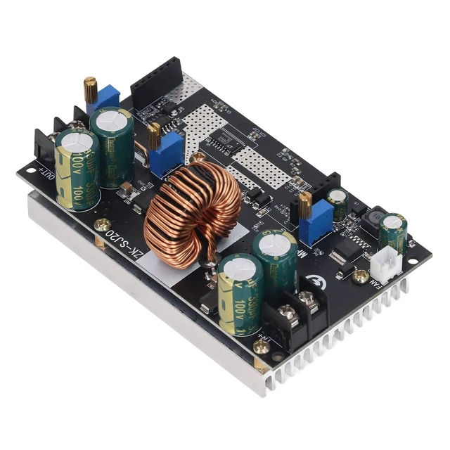 Alt view image 3 of 5 - Vszerda Boost Buck Converter, Automatic 300w 20a Dc 780v Input Dc 1.479v Output Regulator Mppt Module for Solar Charging, Lithium Battery Charging, Led Constant Current Drive
