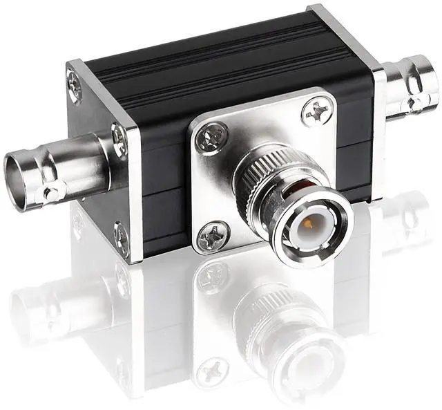 Main image of WRIARICH 2 Way CB/HAM Antenna Coax Switch - 1 Input & 2 Outputs, 100W 0-30MHz Aluminum Alloy BNC Coaxial Antenna Switches for Ham Radio
