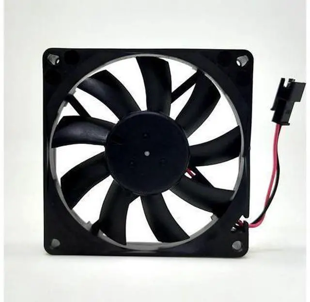 Alt view image 2 of 4 - WRIARICH cooling fan 80mm Delta 8015 DC 24V ultra thin mute fan AFB0824HB 8cm dual ball bearing case inverter fan SM-SR plug