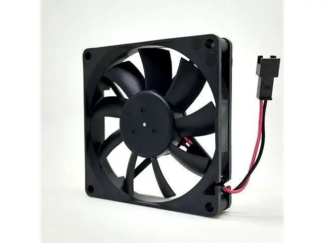 Alt view image 3 of 4 - WRIARICH cooling fan 80mm Delta 8015 DC 24V ultra thin mute fan AFB0824HB 8cm dual ball bearing case inverter fan SM-SR plug