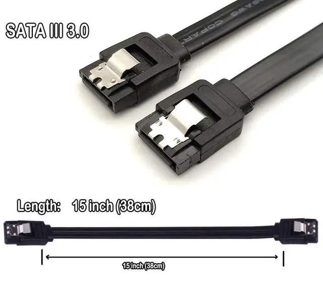 Alt view image 3 of 6 - WRIARICH 2.5" to 3.5" Metal Hard Drive Mounting Bracket Kit, Includes SATA 3.0 6Gbps Data Cable for SSD & HDD