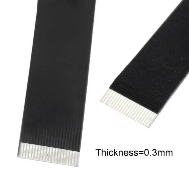 Alt view image 6 of 7 - WRIARICH 0.5M Flat Ribbon USB-A Male to USB-C Male Flex Extension Cable | USB2.0 Flexible Thin Cord