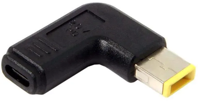 Alt view image 2 of 5 - WRIARICH USB 3.1 Type-C to Rectangle 11.0×4.5mm PD Trigger Power Adapter for ThinkPad X1 Carbon Laptops