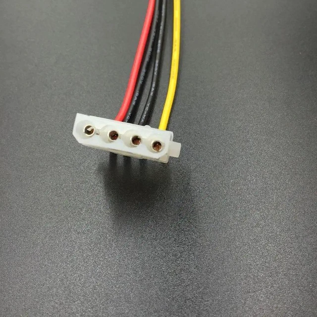 Alt view image 3 of 4 - WRIARICH 20CM SATA 15Pin Male to Molex IDE 4Pin Female Power Cable, SATA to 4Pin Power Adapter for Mining Rigs