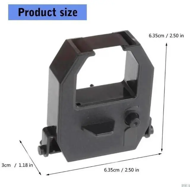Alt view image 3 of 4 - WRIARICH 1PC TCX Series Time Clock Ribbon Replacement, Black Ink Ribbon Cartridge for TCX-11 TCX-21 TCX-22 TCX-35 TCX-45 TCX-85 Time Recorder