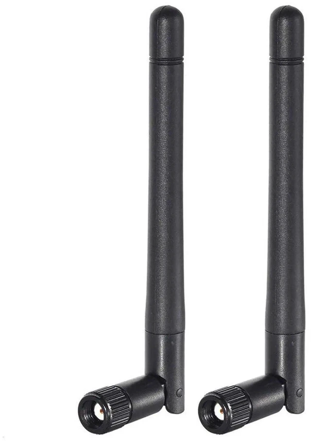 Main image of WRIARICH 2 Pack 3dBi MIMO Dual Band RP-SMA Male WiFi Antenna 2.4GHz 5GHz 5.8GHz Replacement Antenna for Router Network Card USB Adapter IP Camera Surveillance Monitor