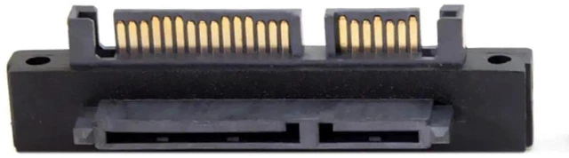 Alt view image 7 of 7 - WRIARICH 90 Degree Up Angled SATA 22Pin Male to Female Gender Changer Adapter for 2.5/3.5 Inch HDD & SSD