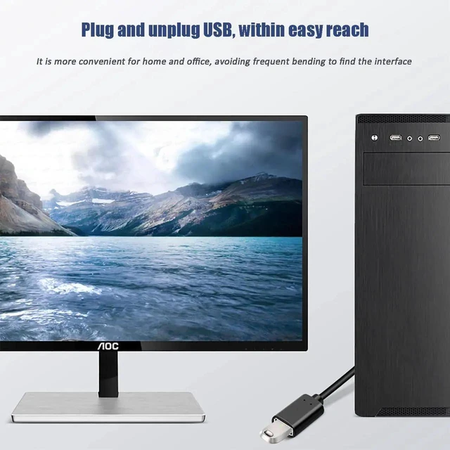 Alt view image 6 of 7 - WRIARICH 2 Pack 90 Degree Left & Right Angle USB 3.0 Cable, Type A Male to Male High Speed Cord for Laptop, TV, Flash Drive, Mouse, Hard Drive, Camera