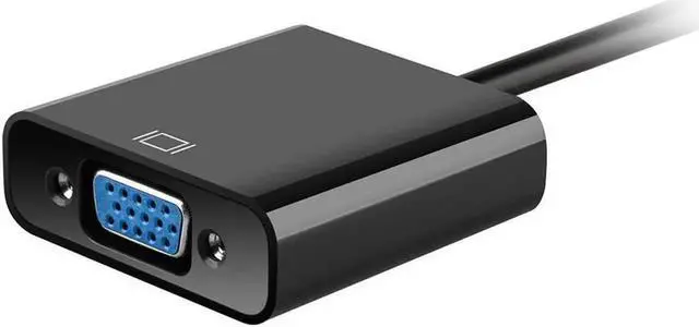 Alt view image 4 of 4 - WRIARICH Mini HDMI to VGA Video Converter Adapter with 3.5mm Audio Jack & Built-in Cable, Compatible with Graphics Cards, Tablets, Cameras and Camcorders