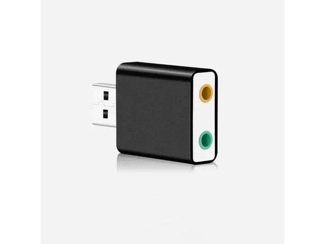 Alt view image 4 of 5 - WRIARICH 7.1-Channel Aluminum Alloy Usb Sound Card Computer External Sound Card Usb7.1 Sound Card Analog Sound Card