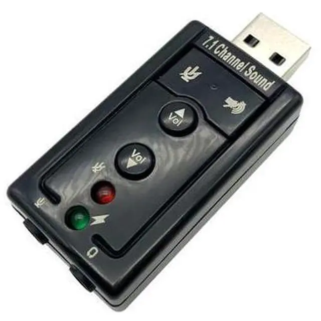 Main image of WRIARICH USB Sound Card Virtual 7.1 Channel Audio Interface Sound Card Adapter External Audio Card Speaker Microphone Jack for Laptop