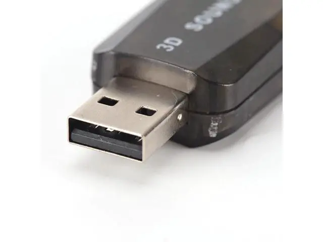 Alt view image 5 of 6 - WRIARICH USB Sound Card USB Audio 5.1 External 3D USB Sound Card Audio Adapter Mic Speaker Audio Interface For Laptop PC Micro Data