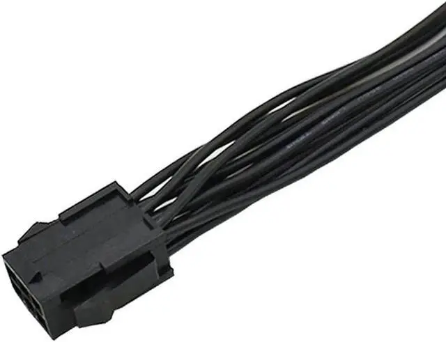 Alt view image 2 of 5 - WRIARICH 8 Inch PCIe 6Pin to Dual 6Pin Power Splitter Cable, Ribbon Cable for GPU & Mining