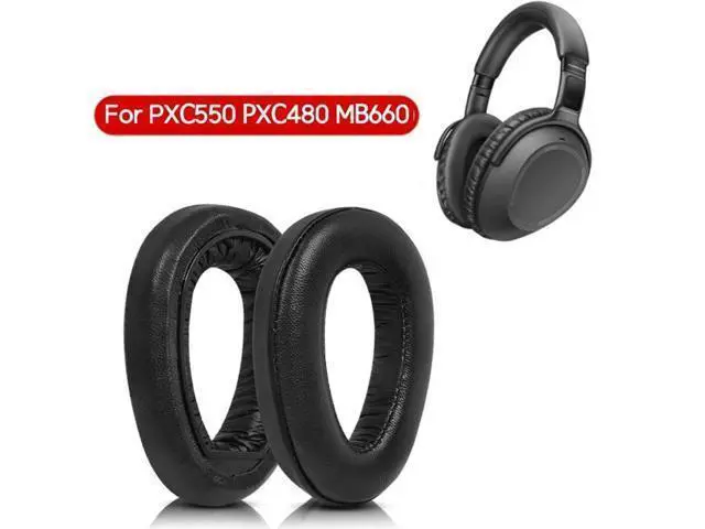 Alt view image 2 of 6 - WRIARICH Elastic Ear Pads Cover for PXC550 Headphone Ear Cushions Sheepskin Earmuff Memory Sponge Ear Cushions Headphone Cover