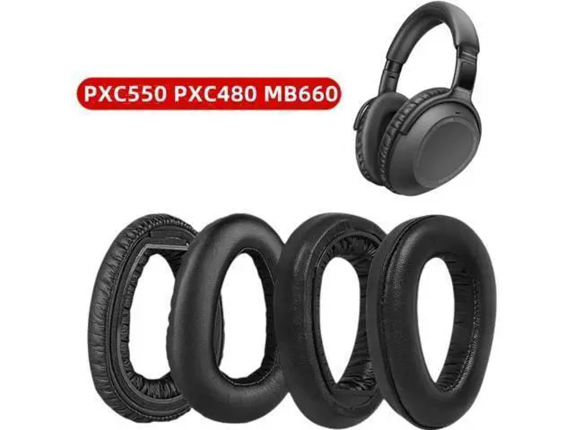 Alt view image 4 of 6 - WRIARICH Elastic Ear Pads Cover for PXC550 Headphone Ear Cushions Sheepskin Earmuff Memory Sponge Ear Cushions Headphone Cover