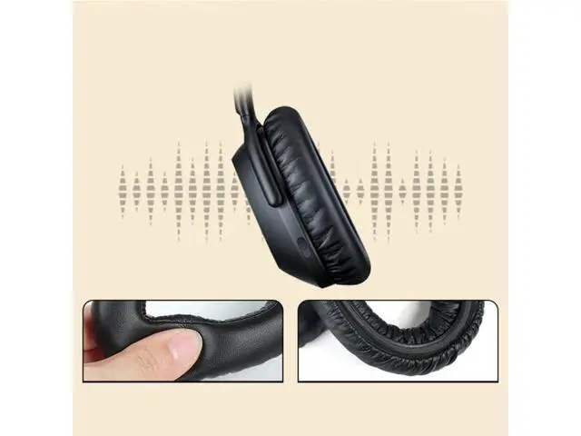 Alt view image 5 of 6 - WRIARICH Elastic Ear Pads Cover for PXC550 Headphone Ear Cushions Sheepskin Earmuff Memory Sponge Ear Cushions Headphone Cover