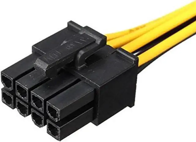 Alt view image 4 of 5 - WRIARICH 8 Inch PCIe 8Pin Male to Female Power Extension Cable, GPU Graphics Card Power Extender Cord