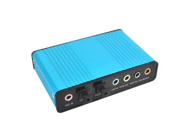 Alt view image 7 of 7 - WRIARICH USB 6 Channel 5.1 / 7.1 Surround Sound Card PC Laptop Desktop Tablet Audio Optical Adapter Card Converter