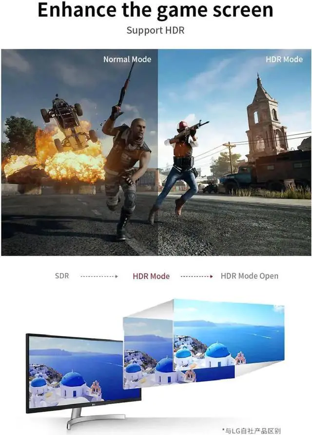Alt view image 6 of 6 - 4 in 1 Out HDMI 2.0 Switch with Audio Extractor & IR Remote, Model OZQ7, 4K@60Hz HDMI Selector Support Optical Toslink, Coaxial & 3.5mm AUX Audio, ARC, 3D, 1080P@120Hz HDCP2.2 for PS4, PC, DVD Player,