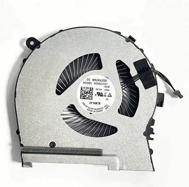 Alt view image 2 of 6 - WRIARICH New CPU GPU Dual Cooling Fan Replacement for HP OMEN 15-DH Series Gaming Laptop, OEM Part L64445-001 TPN-C143 Fan ND8CC01-18L06 ND8CC01-18L07