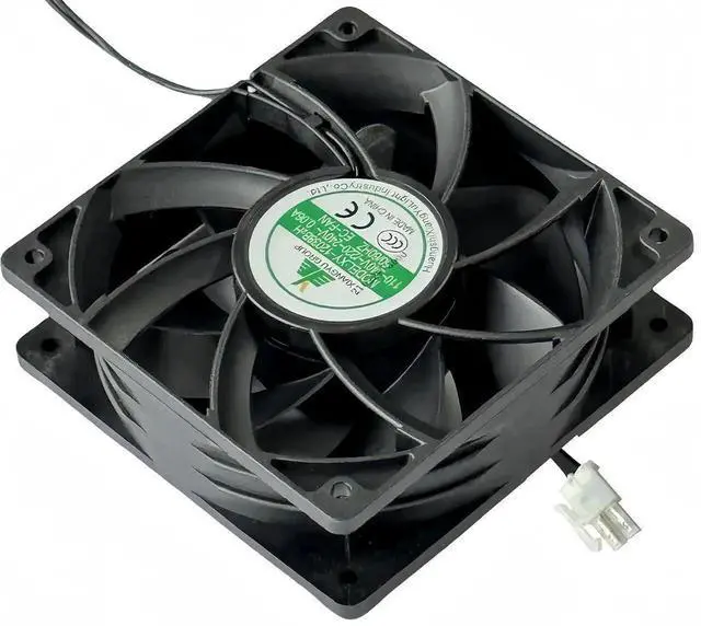 Alt view image 4 of 7 - WRIARICH XY-12038B2H EC Brushless Cooling Fan, 12038 120×120×38mm Wide Voltage 110-240V Cabinet Exhaust Fan