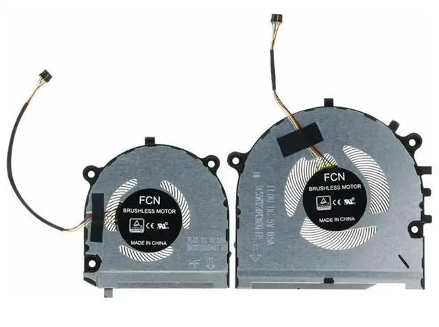 Alt view image 4 of 6 - WRIARICH New CPU GPU Dual Cooling Fan Replacement for Lenovo ThinkBook 13s-IWL 13s-IML K3-IWL S540-13IWL, Fan Model DFS5K123043630 FLDU DFS150305140T FL03