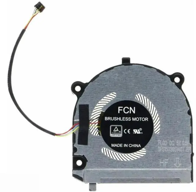Alt view image 6 of 6 - WRIARICH New CPU GPU Dual Cooling Fan Replacement for Lenovo ThinkBook 13s-IWL 13s-IML K3-IWL S540-13IWL, Fan Model DFS5K123043630 FLDU DFS150305140T FL03