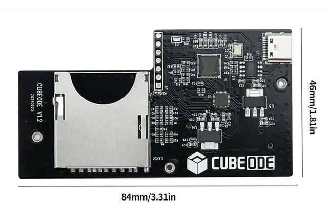 Alt view image 2 of 3 - WRIARICH CUBEODE V1.2 Upgraded GC Loader Optical Drive Emulator, Plug & Play, No SD2SP2/SDGecko Needed for Nintendo GameCube DOL-001 & DOL-101 Consoles
